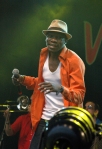 Mathias Muzaza from Mokoomba, performing at Womad 2013